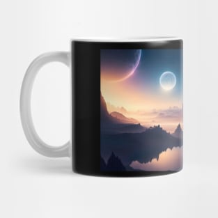 Natural landscape on another planet Mug